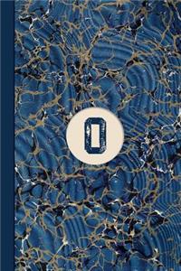 Monogram O Marble Notebook (Blue Ginger Edition)