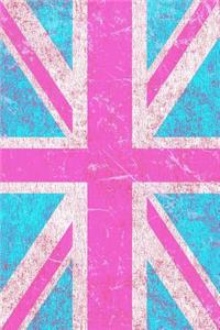 Pink Union Jack Journal Notebook