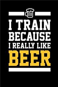 I Train Because I Really Like Beer