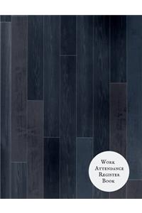 Work Attendance register Book