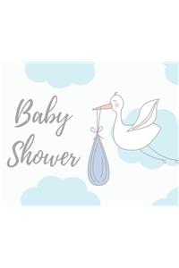 Baby Shower guest book (Landscape Hardcover)