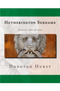 Hetherington Surname