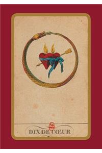 Carnet Blanc, Cartomancie, Dix de Coeur, 18e Siècle