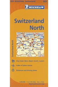 Michelin Switzerland North Map