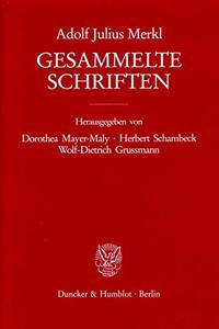 Gesammelte Schriften