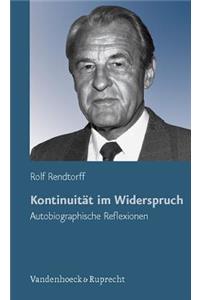 Kontinuitat Im Widerspruch