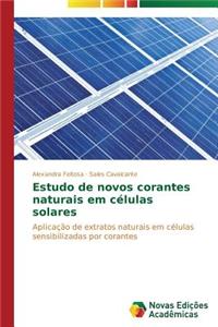 Estudo de novos corantes naturais em células solares