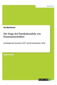 Frage der Transkulturalität von Frauenzeitschriften