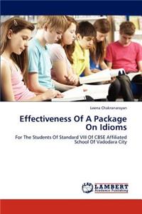 Effectiveness of a Package on Idioms