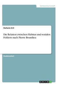 Die Relation zwischen Habitus und sozialen Feldern nach Pierre Bourdieu