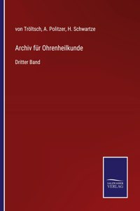 Archiv für Ohrenheilkunde