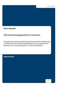 Dienstleistungsplattform Intranet