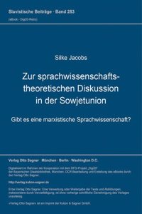Zur Sprachwissenschaftstheoretischen Diskussion in Der Sowjetunion