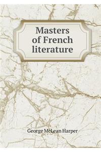 Masters of French Literature
