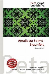 Amalie Zu Solms-Braunfels