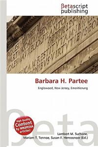Barbara H. Partee