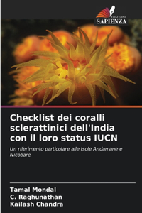 Checklist dei coralli sclerattinici dell'India con il loro status IUCN