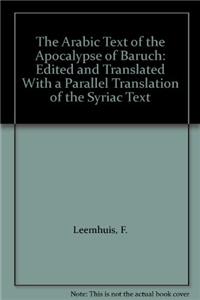 Arabic Text of the Apocalypse of Baruch