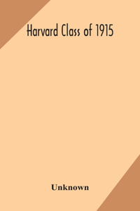 Harvard Class of 1915