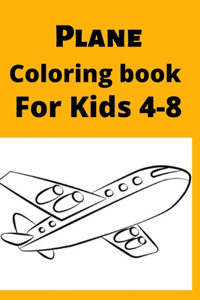 Plane Coloring book For Kids 4-8