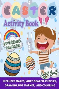 Funny & Happy Easter Coloring and Activity Book for Toddlers and Preschoolers gift