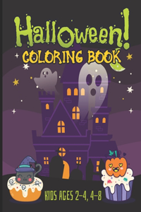 Halloween Coloring Book Ages 2-8
