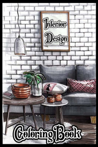 Interior Design Coloring Book