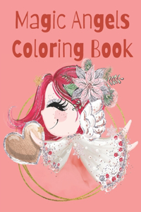 Magic angels coloring book