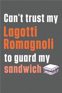 Can't trust my Lagotti Romagnoli to guard my sandwich