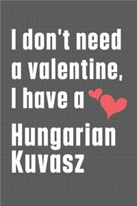 I don't need a valentine, I have a Hungarian Kuvasz