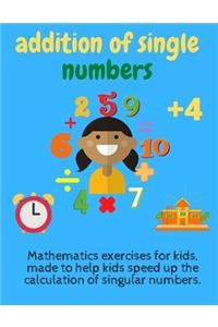 addition of single numbers