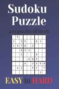 SUDOKU PUZZLES - 400 puzzles all levels ( 100 esay - 100 medium - 100 hard - 100 very hard - With answers)