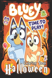 Bluey Halloween Coloring Book