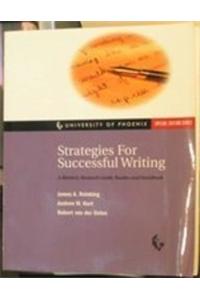 Strategies for Successful Writing: A Rhetoric, Research Guide and Reader