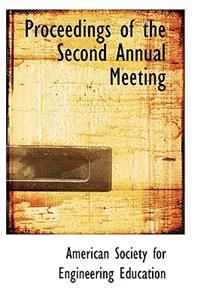 Proceedings of the Second Annual Meeting