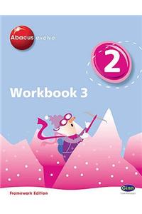 Abacus Evolve Y2/P3 Workbook 3 Pack of 8 Framwork Edition