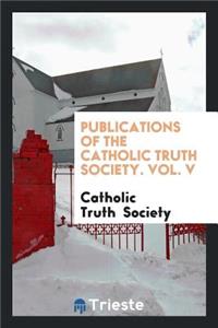 Publications of the Catholic Truth Society