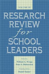 Research Review for School Leaders