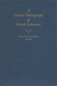 Critical Bibliography of French Literature
