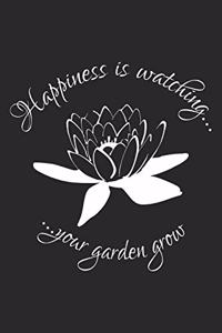 Happiness is watching your garden grow