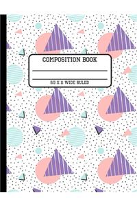 Composition Book Wide Ruled