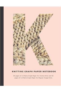 Knitting Graph Paper Notebook