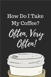 How Do I Take My Coffee?