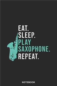 Saxophone Instrument Art Graphic Notebook