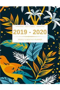 2019 - 2020 Planner Weekly And Monthly