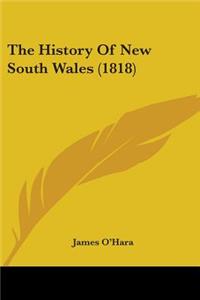 History Of New South Wales (1818)