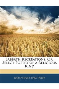 Sabbath Recreations