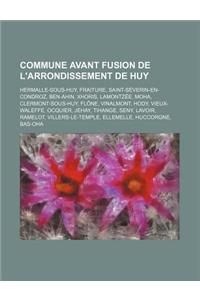 Commune Avant Fusion de L'Arrondissement de Huy