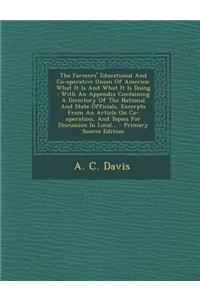 The Farmers' Educational and Co-Operative Union of America