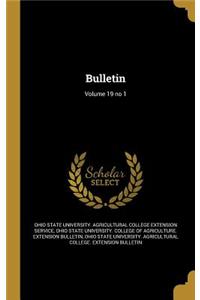 Bulletin; Volume 19 No 1